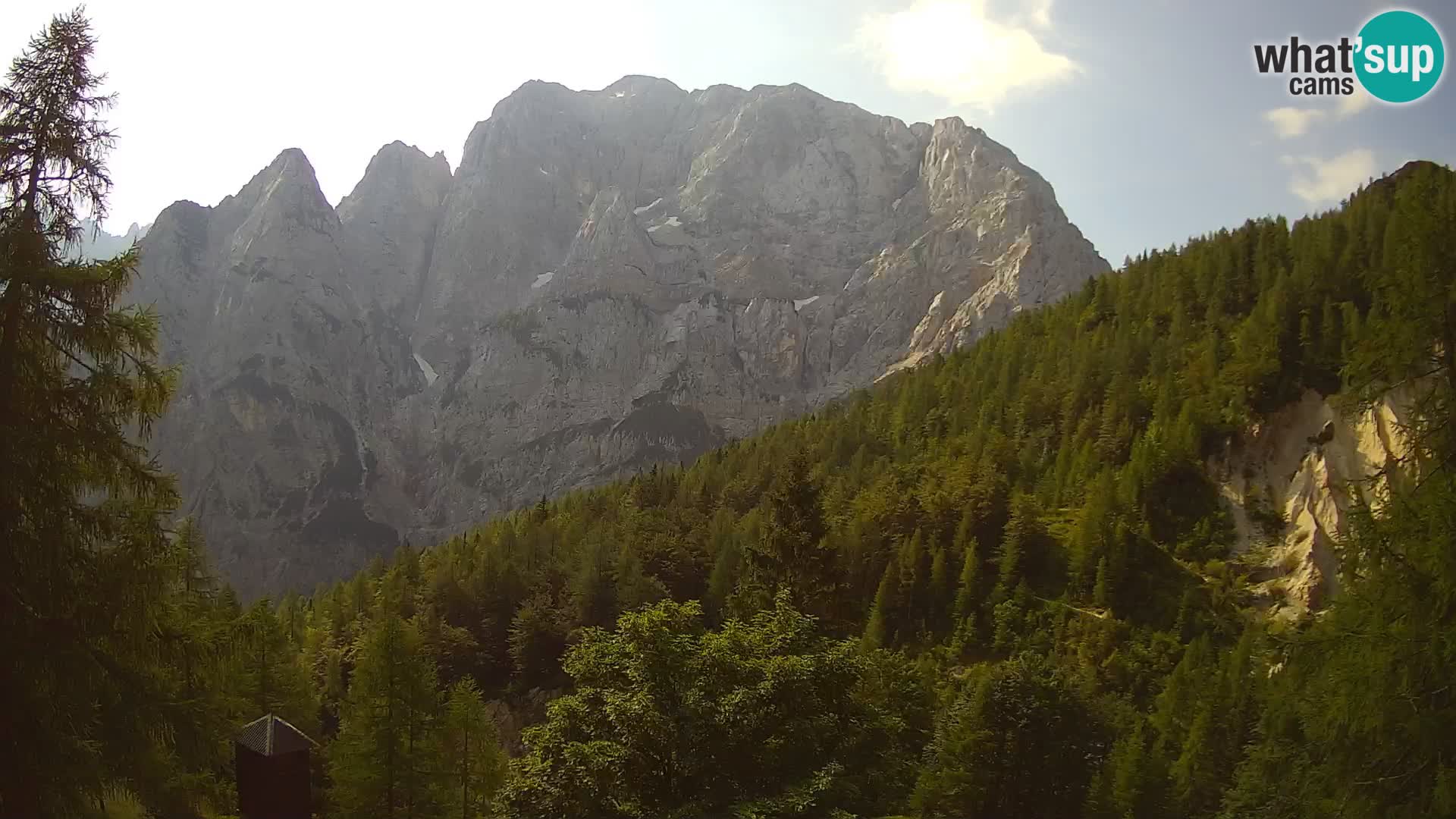 Vršič camera en vivo Casa Erjavčeva – vista a PRISOJNIK – Eslovenia