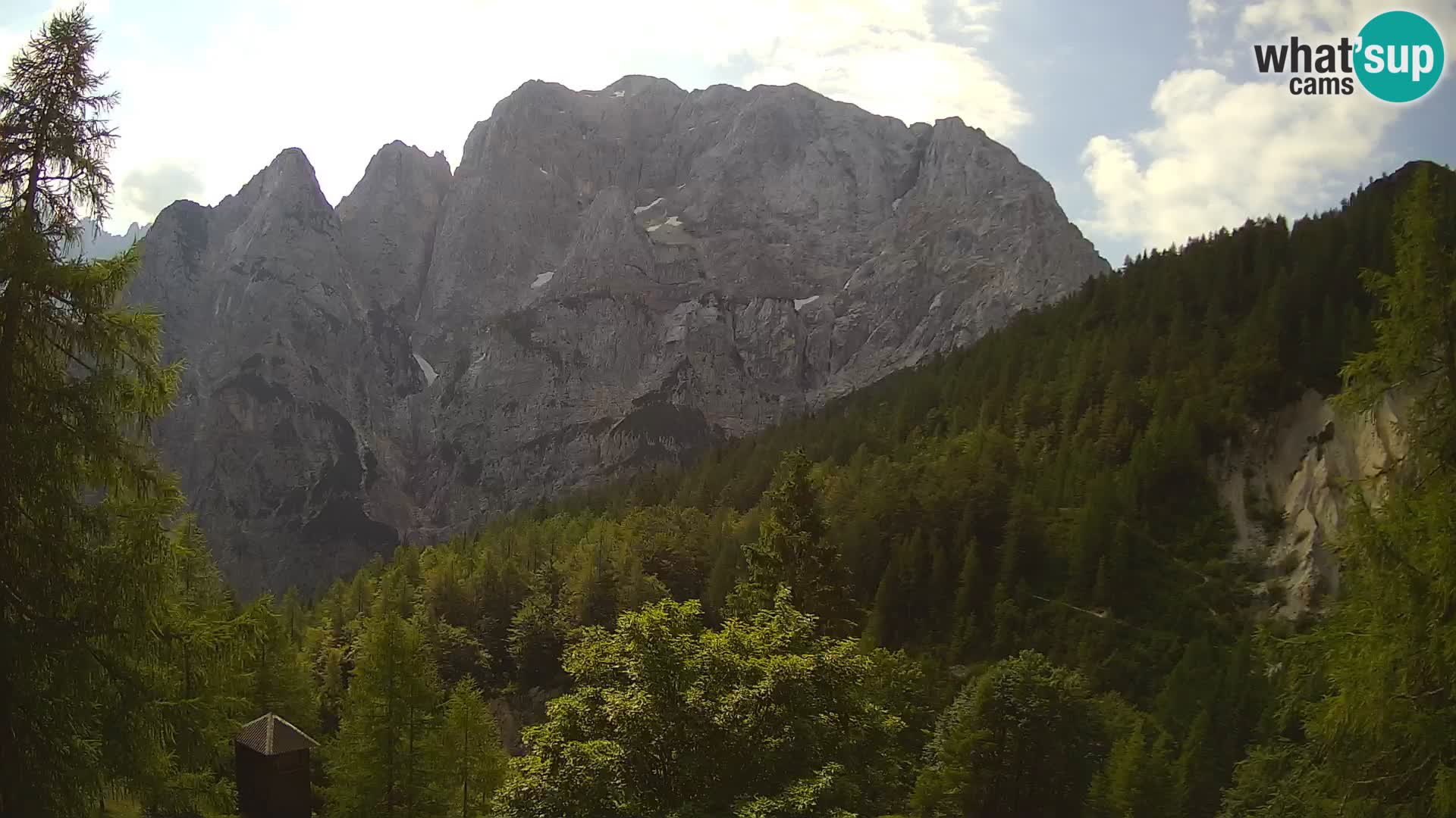 Vršič camera en vivo Casa Erjavčeva – vista a PRISOJNIK – Eslovenia