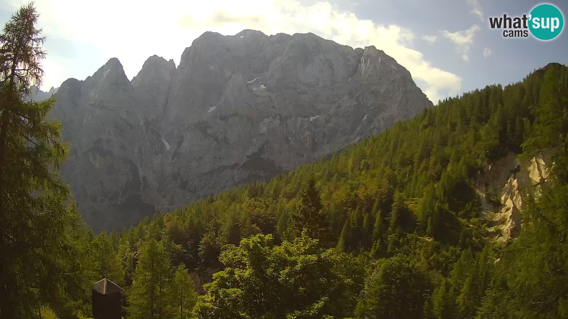 Vršič web kamera Erjavčeva kuća – view to PRISOJNIK – Slovenija