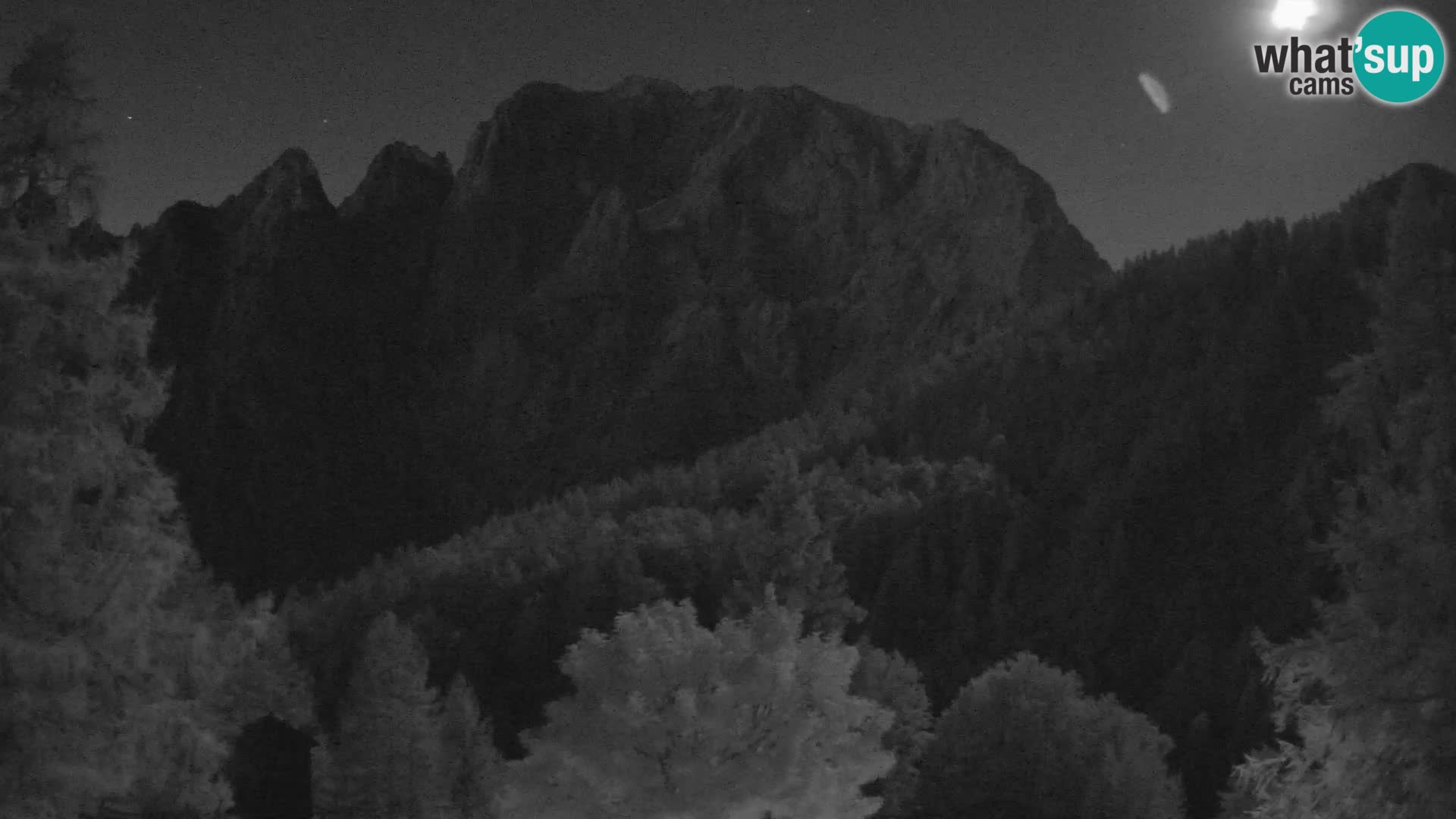 Vršič LIVE webcam Erjavčeva house – view to PRISOJNIK – Slovenia