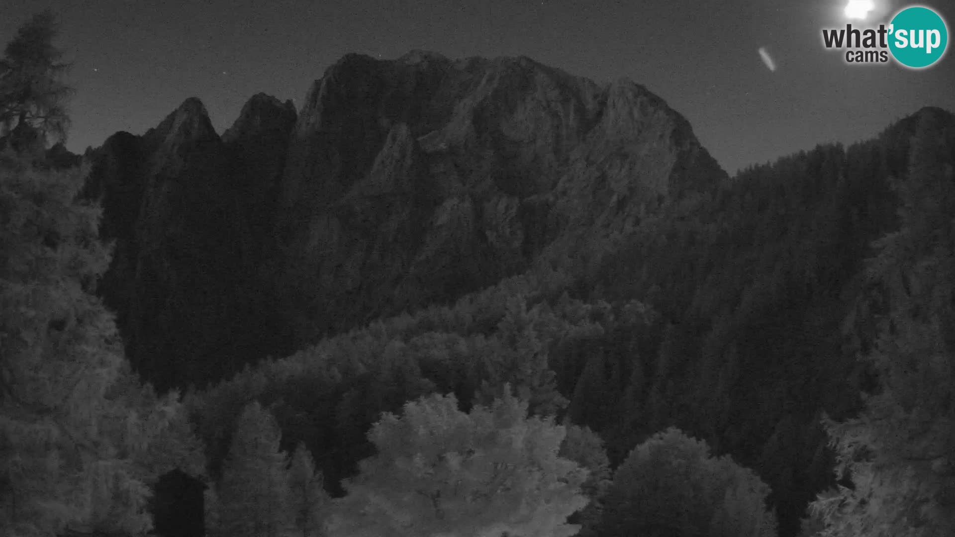 Vršič camera en vivo Casa Erjavčeva – vista a PRISOJNIK – Eslovenia