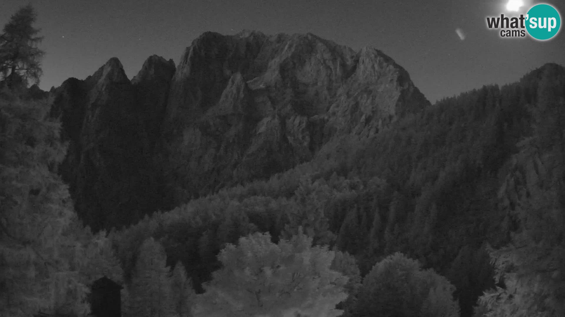 Vršič camera en vivo Casa Erjavčeva – vista a PRISOJNIK – Eslovenia