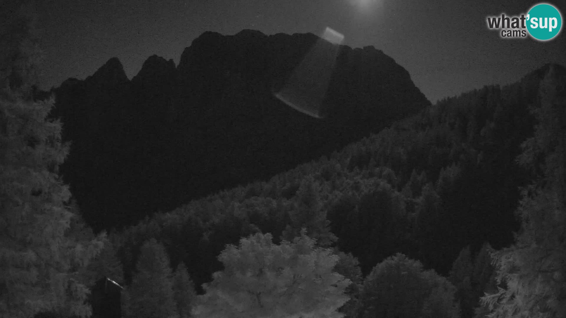 Vršič LIVE Webcam Haus Erjavčeva – Blick auf PRISOJNIK – Slowenien