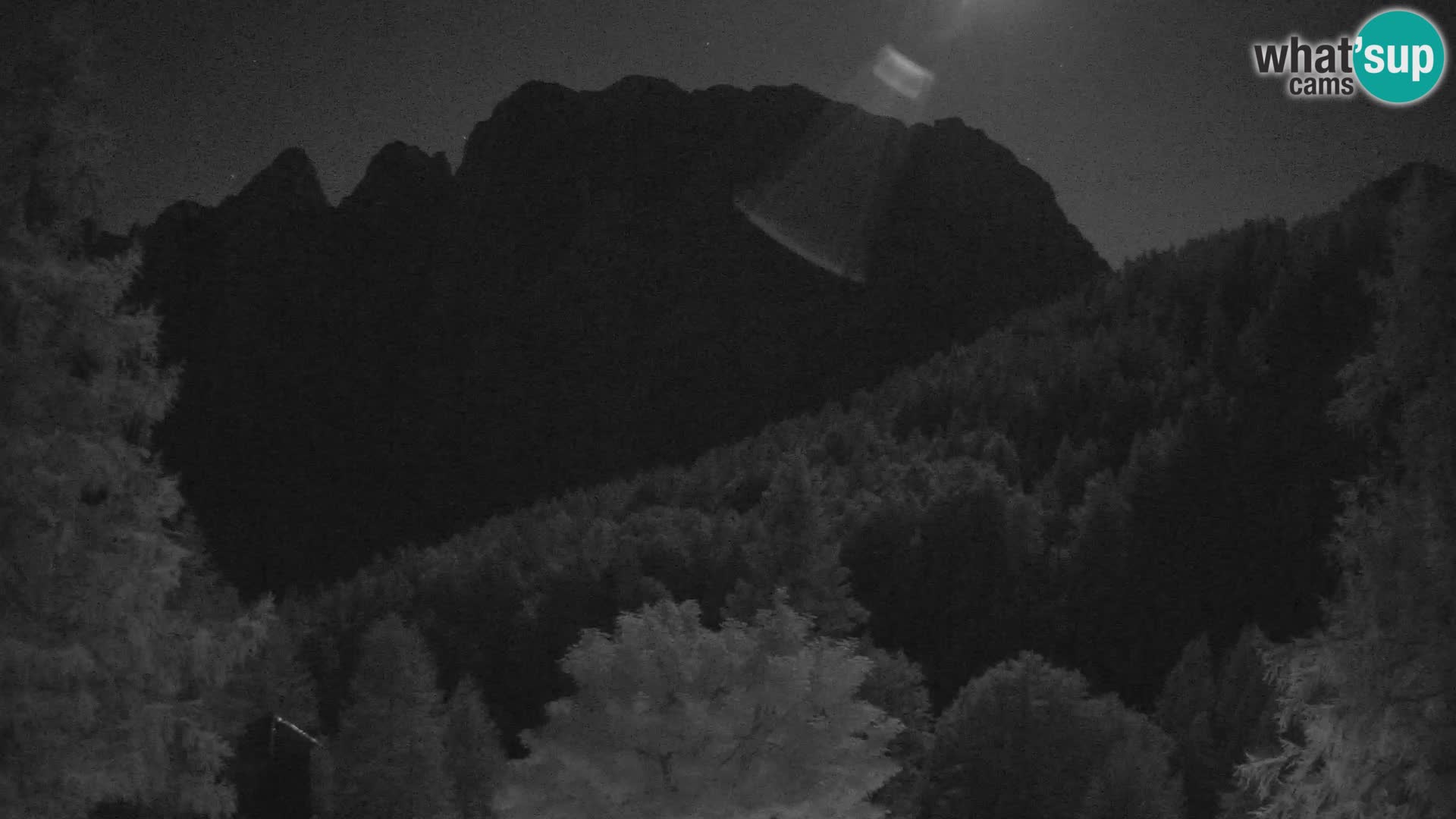 Vršič LIVE Webcam Haus Erjavčeva – Blick auf PRISOJNIK – Slowenien