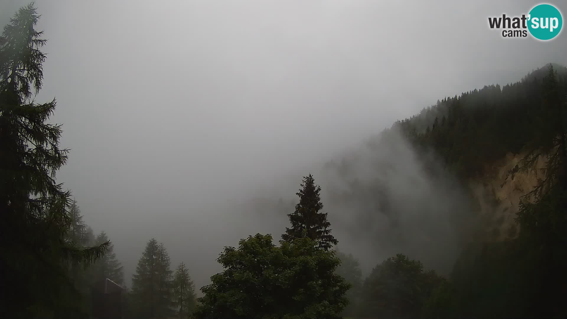 Vršič web kamera Erjavčeva kuća – view to PRISOJNIK – Slovenija