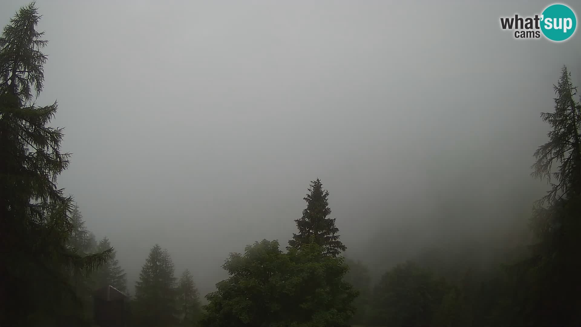 Vršič LIVE Webcam Haus Erjavčeva – Blick auf PRISOJNIK – Slowenien