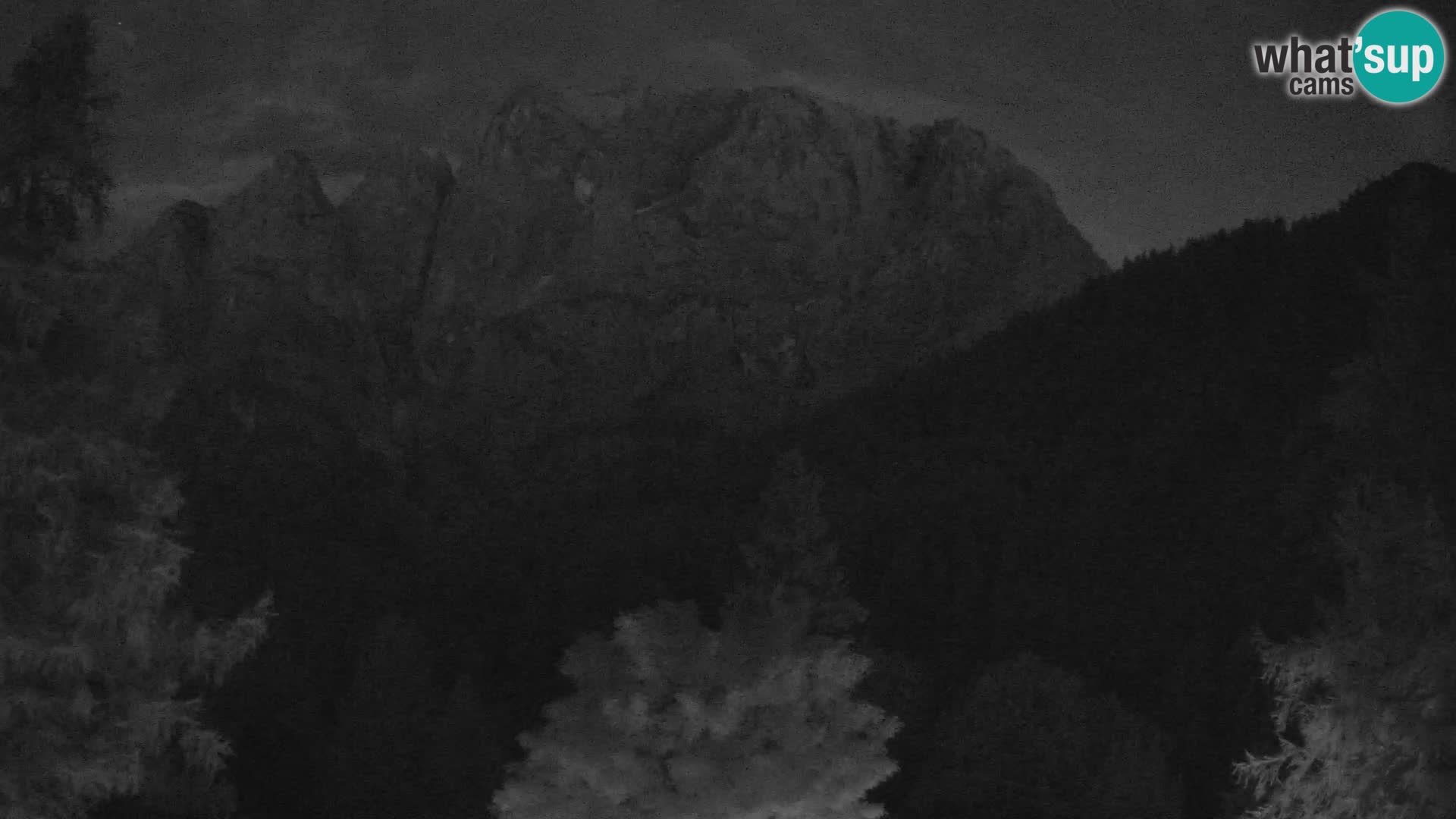 Vršič LIVE Webcam Haus Erjavčeva – Blick auf PRISOJNIK – Slowenien