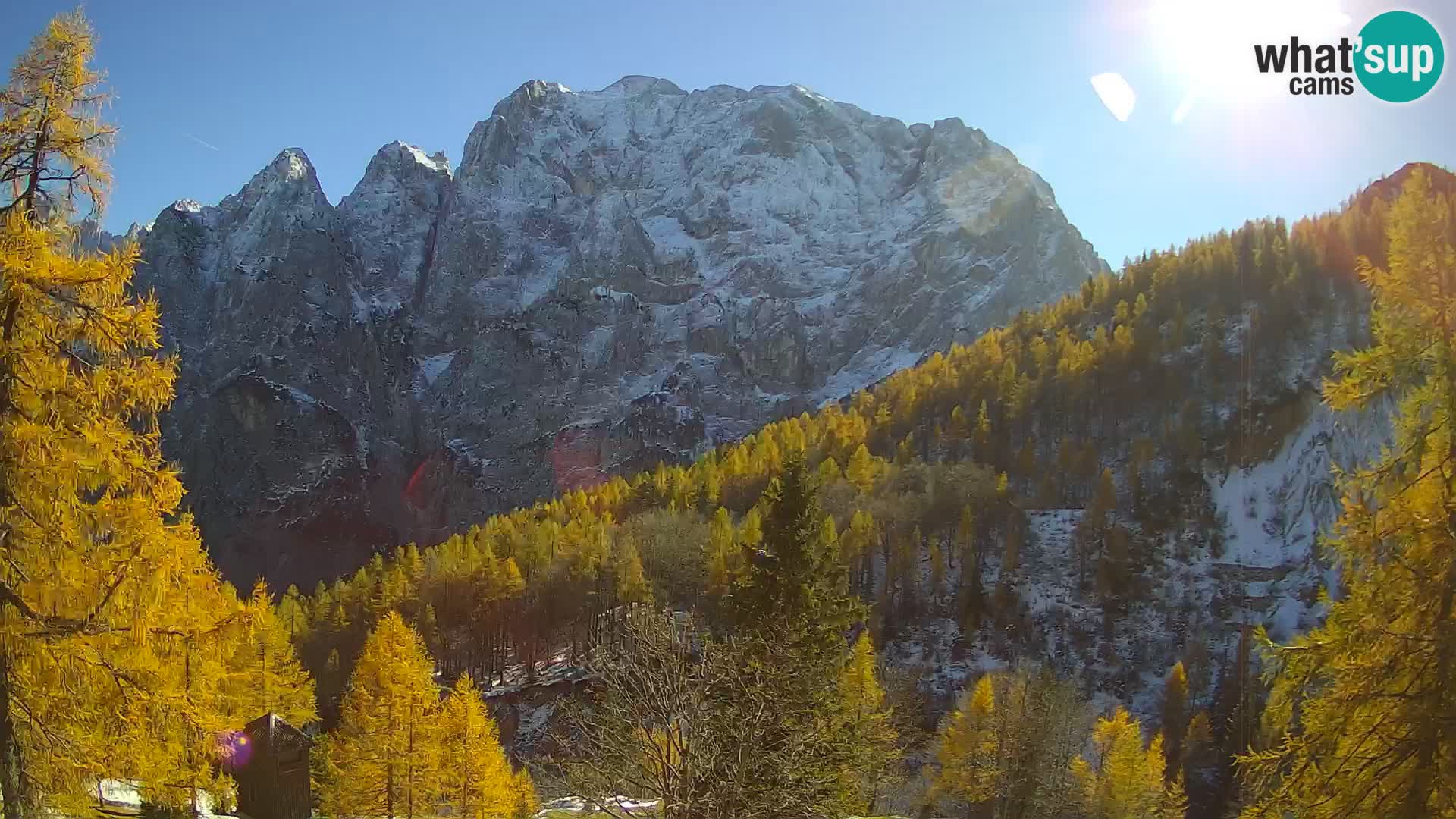 Vršič camera en vivo Casa Erjavčeva – vista a PRISOJNIK – Eslovenia