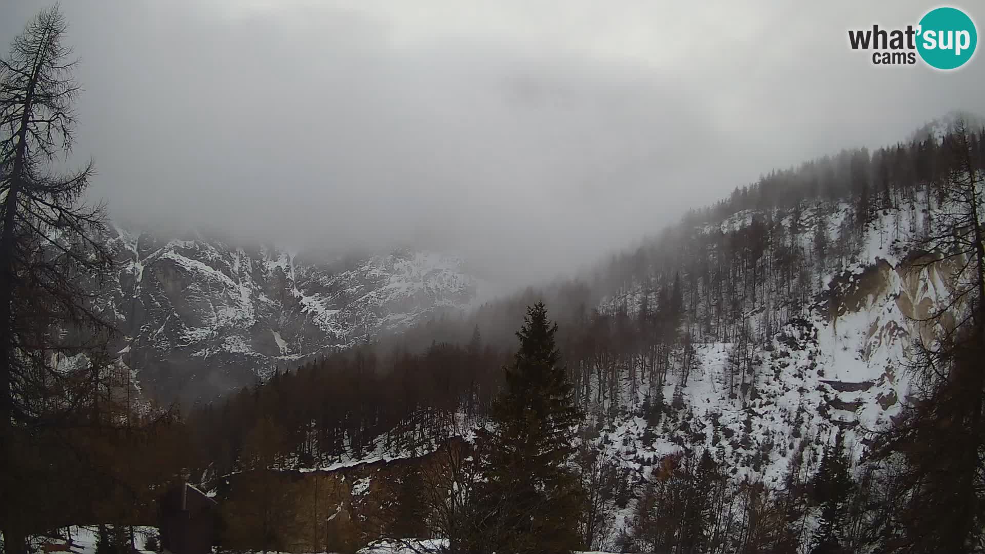 Vršič camera en vivo Casa Erjavčeva – vista a PRISOJNIK – Eslovenia