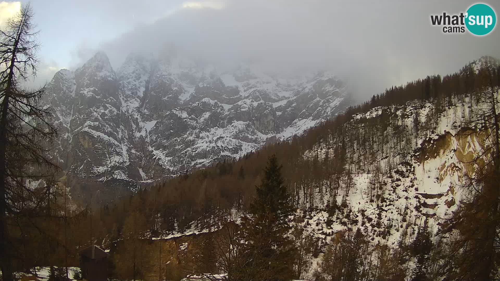 Vršič camera en vivo Casa Erjavčeva – vista a PRISOJNIK – Eslovenia