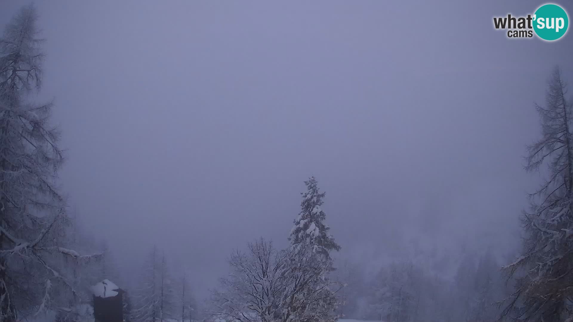 Vršič web kamera Erjavčeva kuća – view to PRISOJNIK – Slovenija