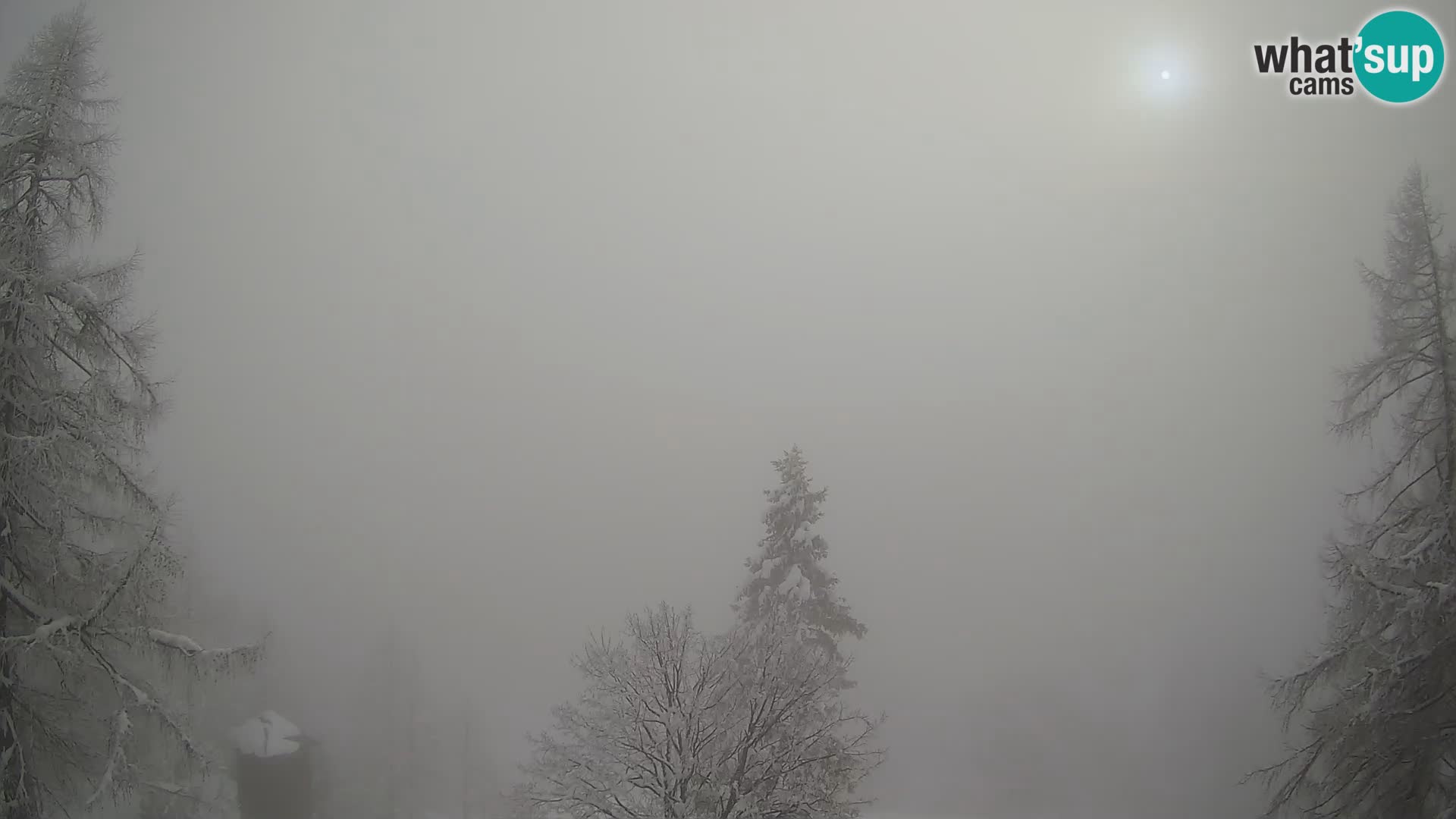 Vršič LIVE Webcam Haus Erjavčeva – Blick auf PRISOJNIK – Slowenien