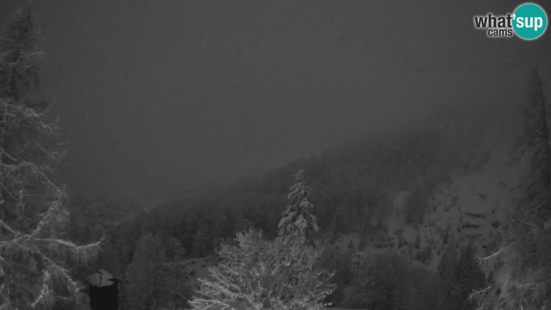 Vršič LIVE Webcam Haus Erjavčeva – Blick auf PRISOJNIK – Slowenien