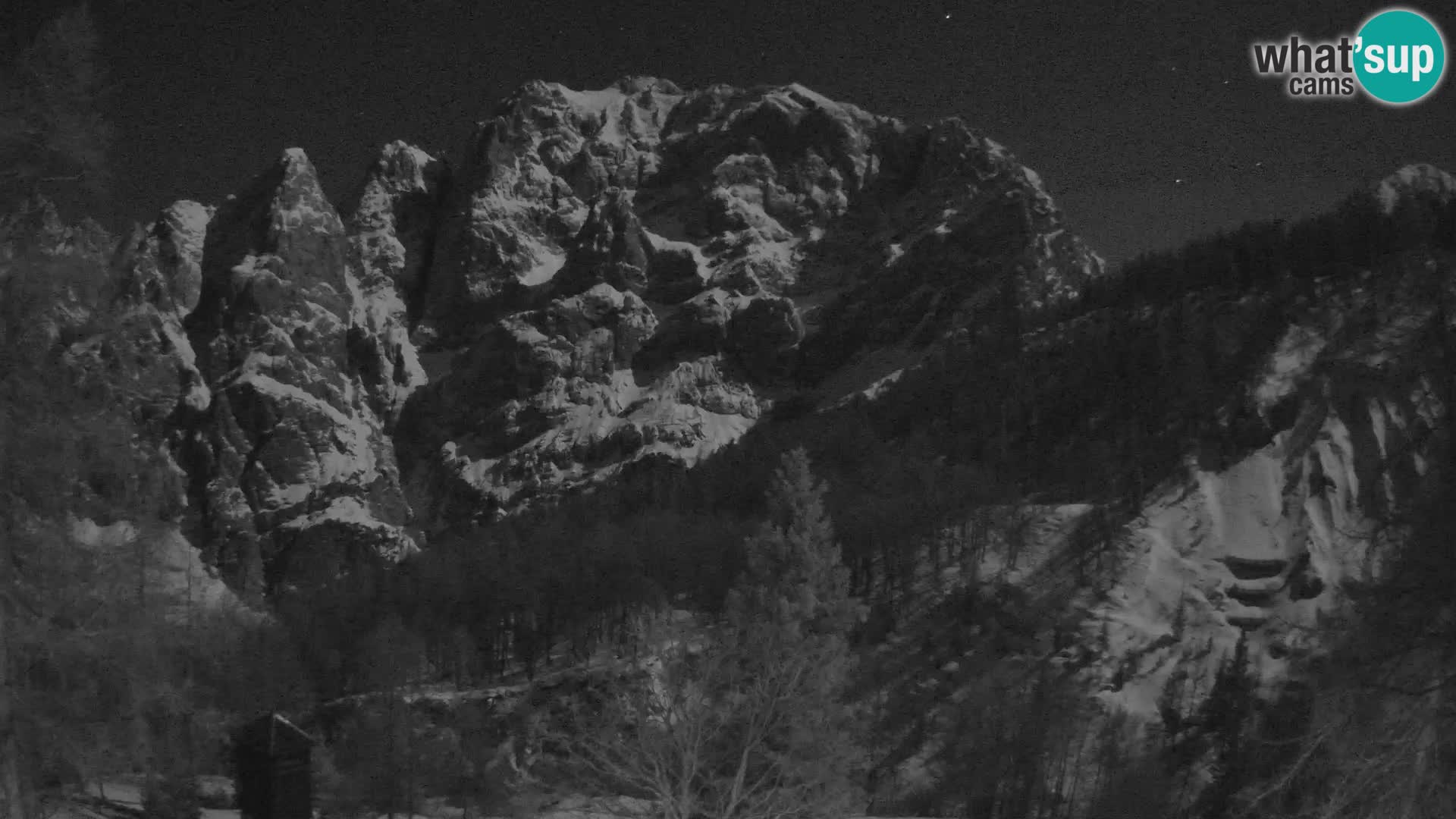 Vršič camera en vivo Casa Erjavčeva – vista a PRISOJNIK – Eslovenia