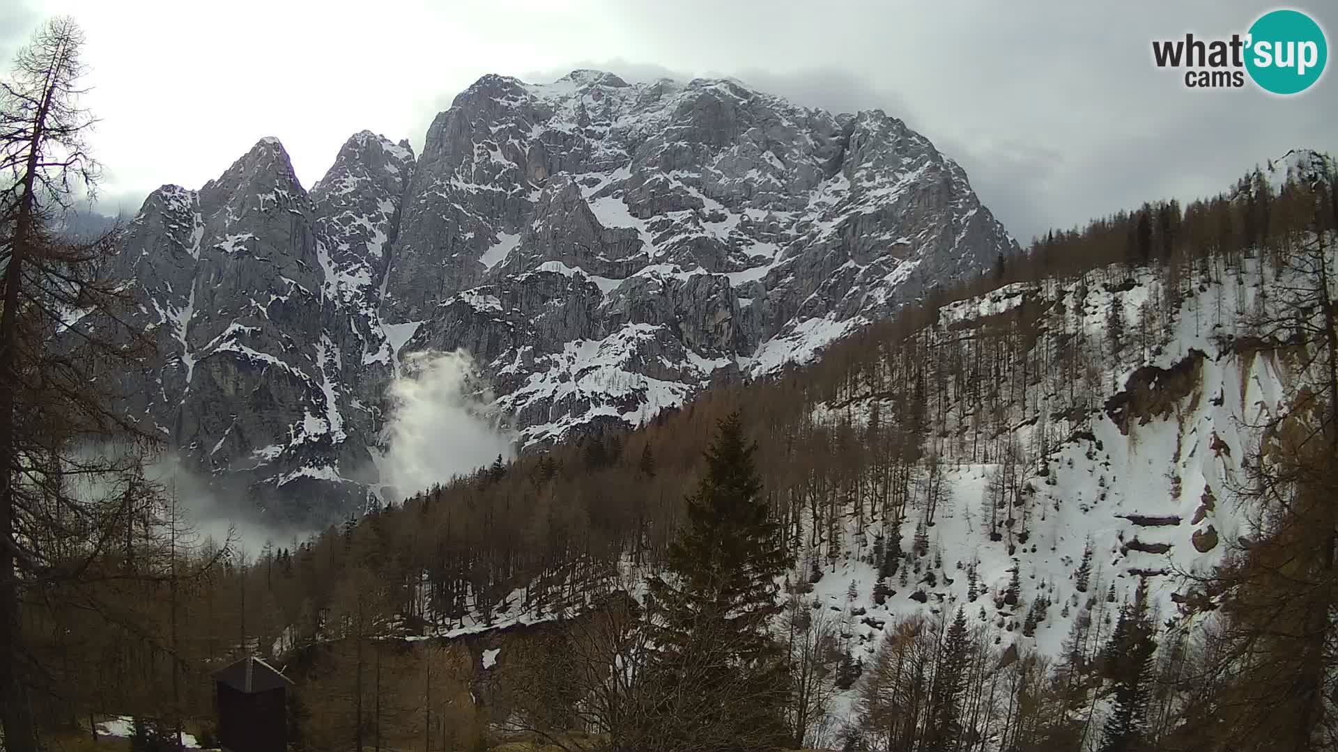 Vršič camera en vivo Casa Erjavčeva – vista a PRISOJNIK – Eslovenia
