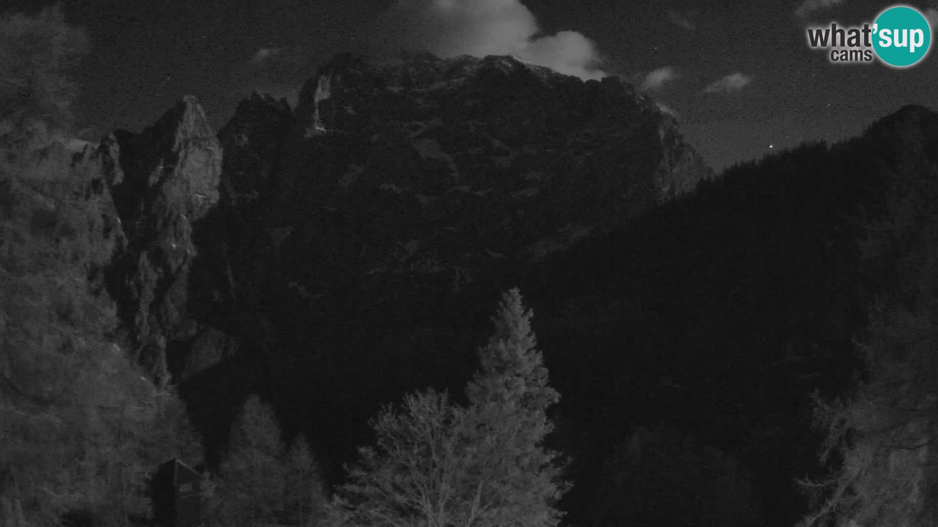 Vršič web kamera Erjavčeva kuća – view to PRISOJNIK – Slovenija