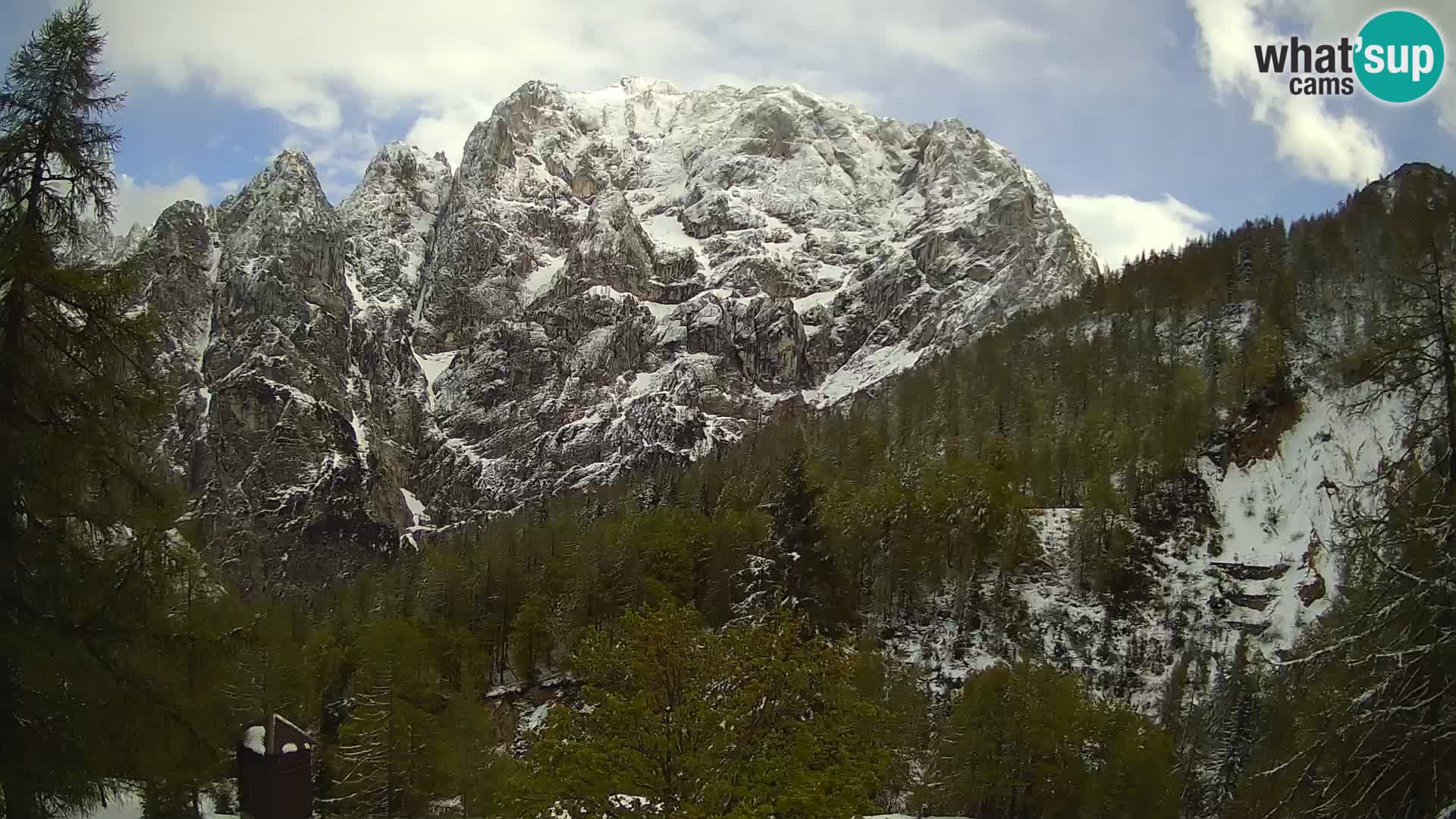 Vršič camera en vivo Casa Erjavčeva – vista a PRISOJNIK – Eslovenia
