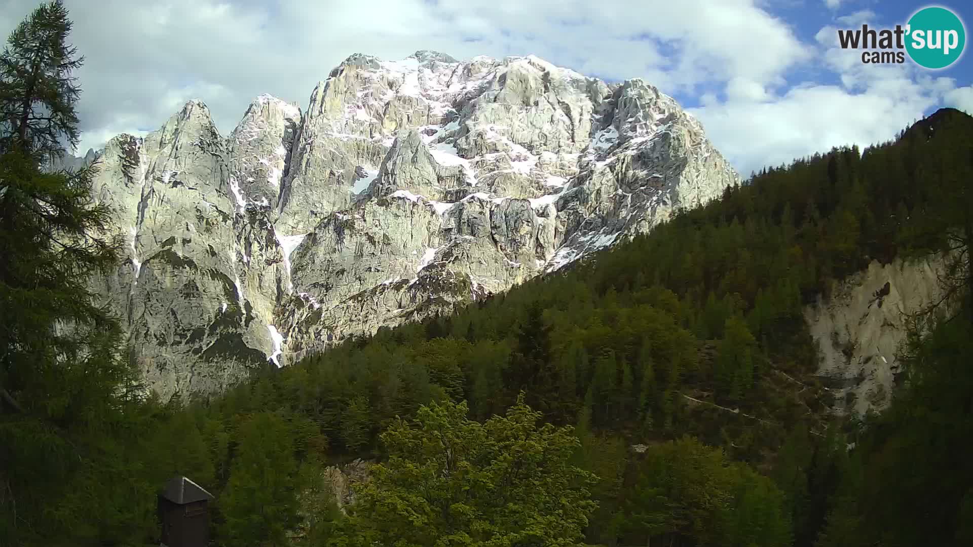 Vršič camera en vivo Casa Erjavčeva – vista a PRISOJNIK – Eslovenia