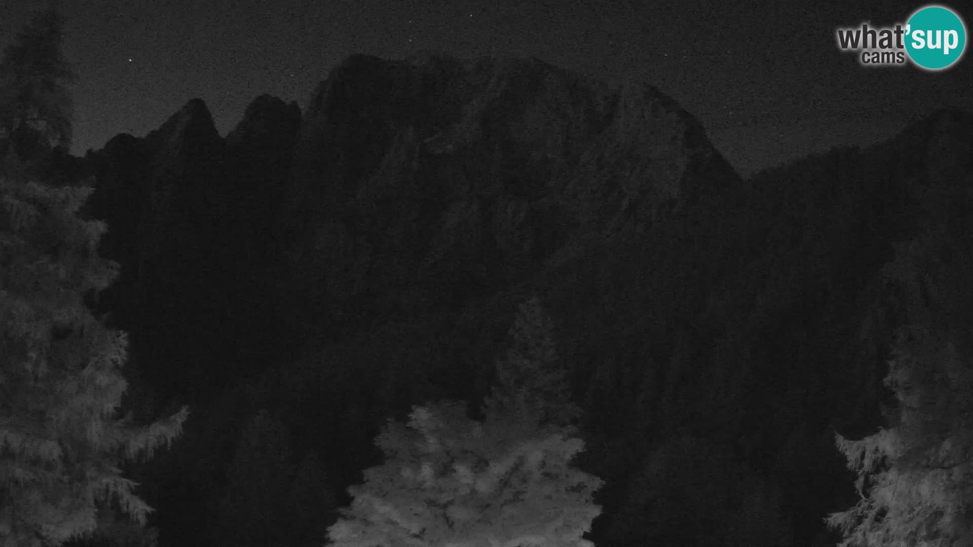 Vršič LIVE webcam Erjavčeva house – view to PRISOJNIK – Slovenia