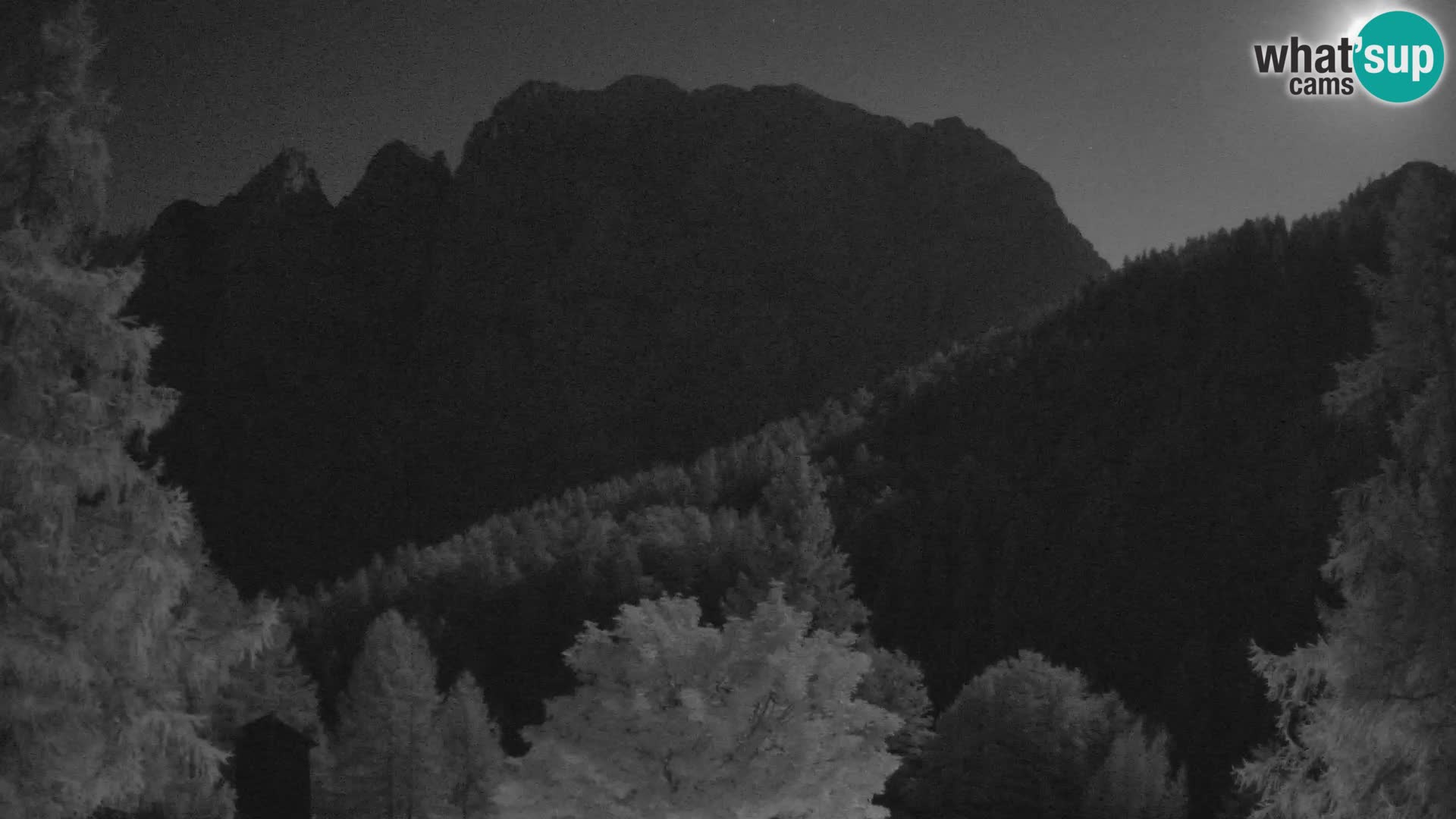 Webcam Vršič LIVE maison Erjavčeva – vue sur PRISOJNIK – Slovénie