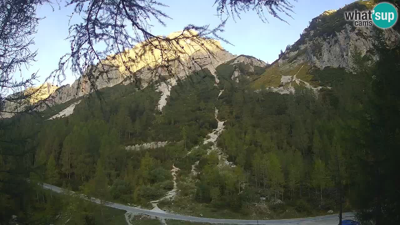 Live webcam Vršič – Baita di montagna Erjavčeva – Slovenia