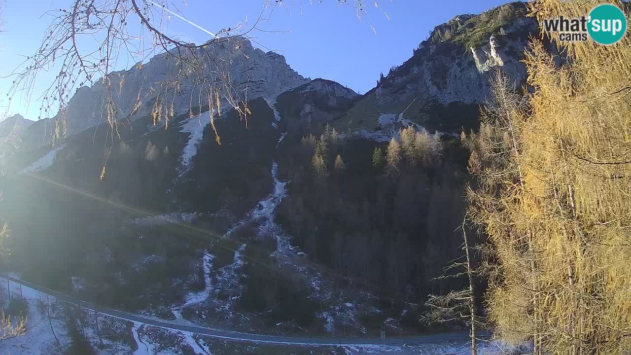 Live webcam Vršič – Baita di montagna Erjavčeva – Slovenia