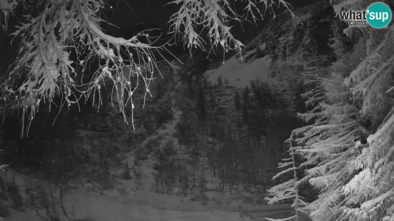 Live webcam Vršič – Baita di montagna Erjavčeva – Slovenia