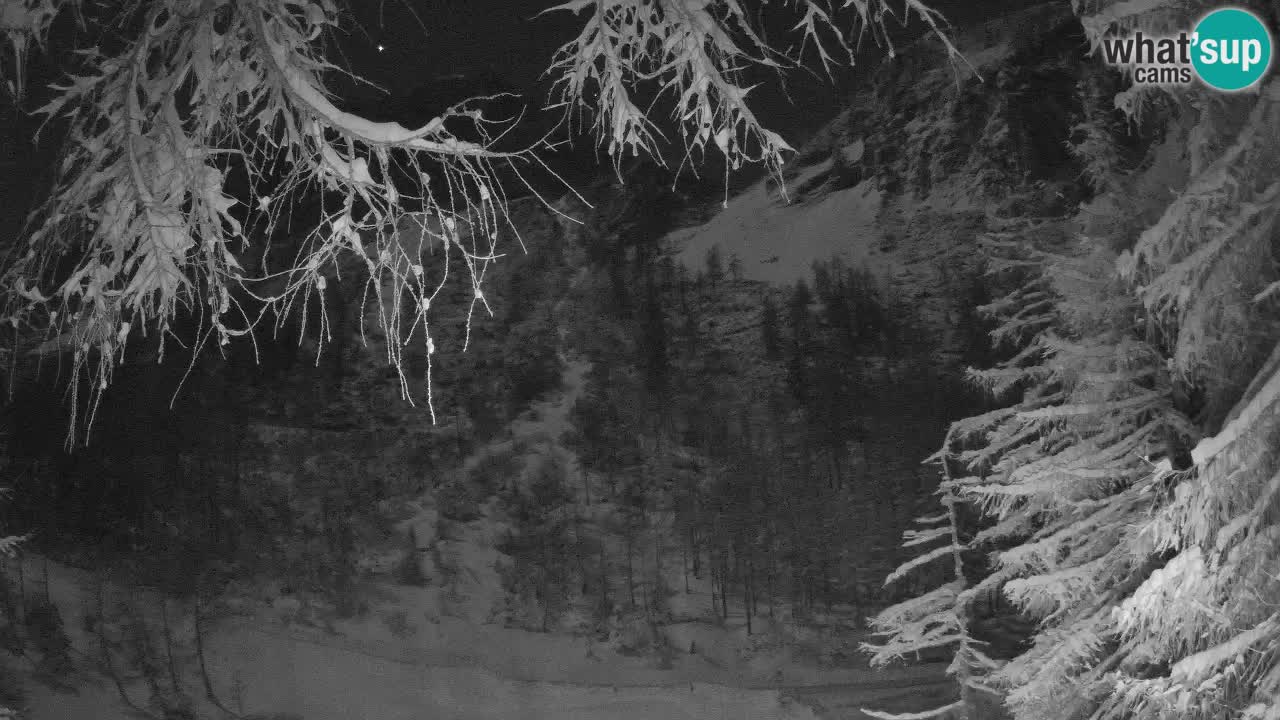 Live webcam Vršič – Baita di montagna Erjavčeva – Slovenia