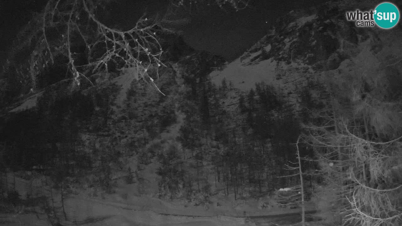 Live webcam Vršič – Baita di montagna Erjavčeva – Slovenia