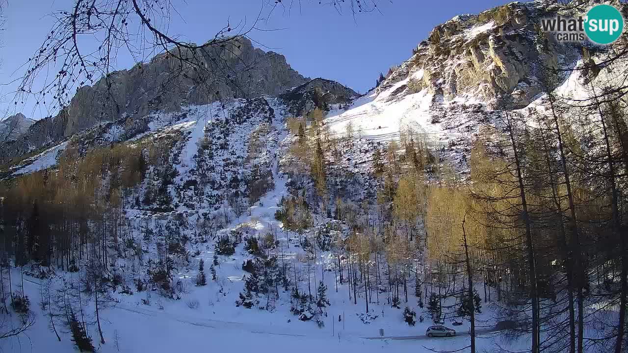 Live webcam Vršič – Baita di montagna Erjavčeva – Slovenia