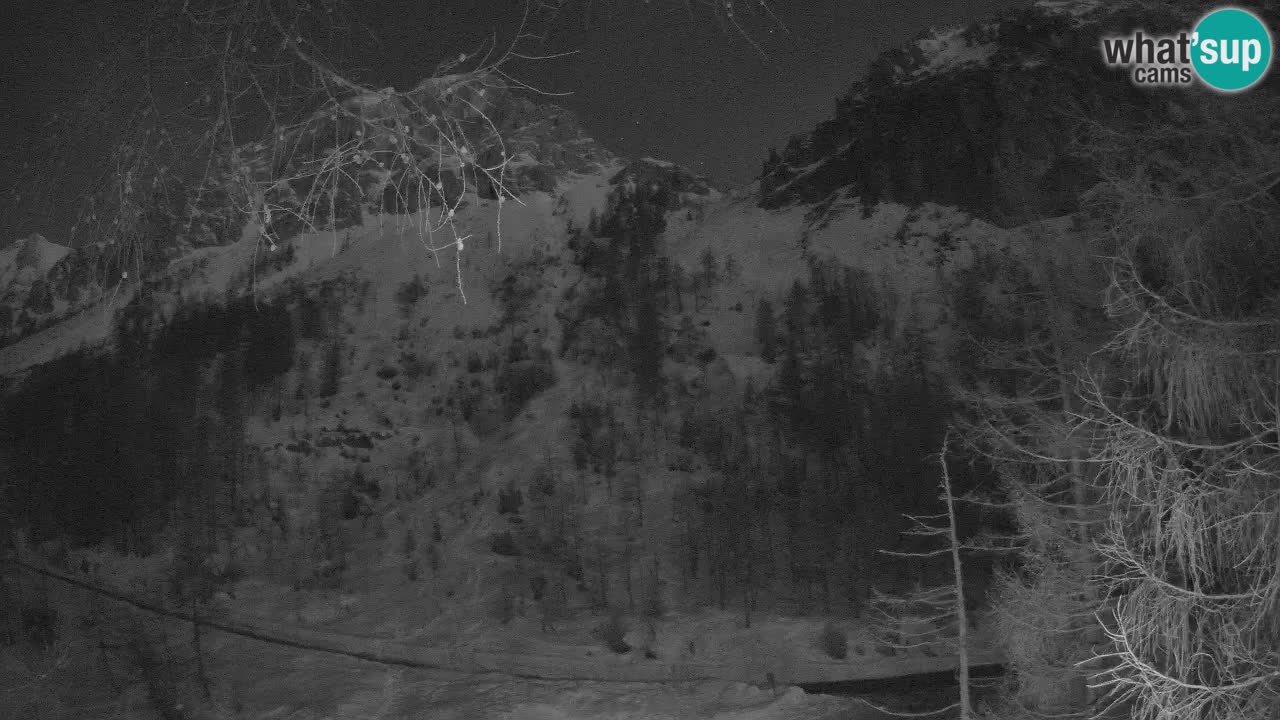 Live webcam Vršič – Baita di montagna Erjavčeva – Slovenia