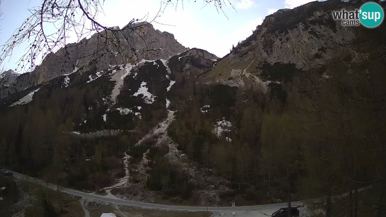 Live webcam Vršič – Baita di montagna Erjavčeva – Slovenia