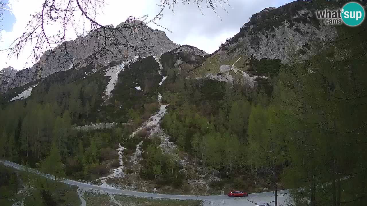 Live webcam Vršič – Baita di montagna Erjavčeva – Slovenia