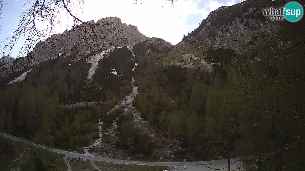 Live webcam Vršič – Baita di montagna Erjavčeva – Slovenia