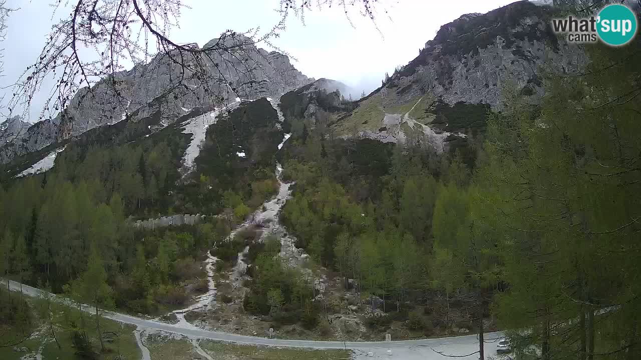 Live webcam Vršič – Baita di montagna Erjavčeva – Slovenia
