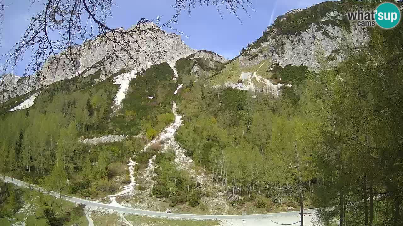 Live webcam Vršič – Baita di montagna Erjavčeva – Slovenia