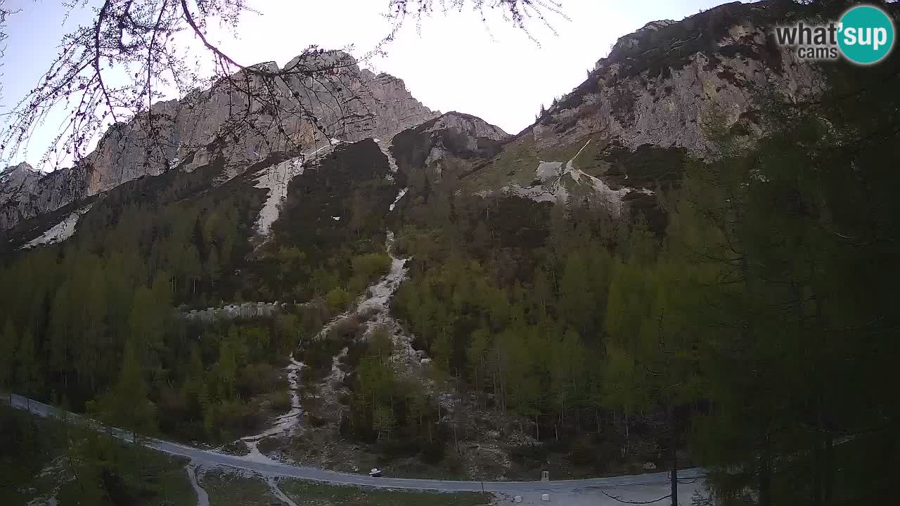 Live webcam Vršič – Baita di montagna Erjavčeva – Slovenia