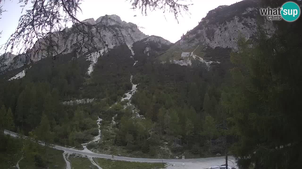 Live webcam Vršič – Baita di montagna Erjavčeva – Slovenia