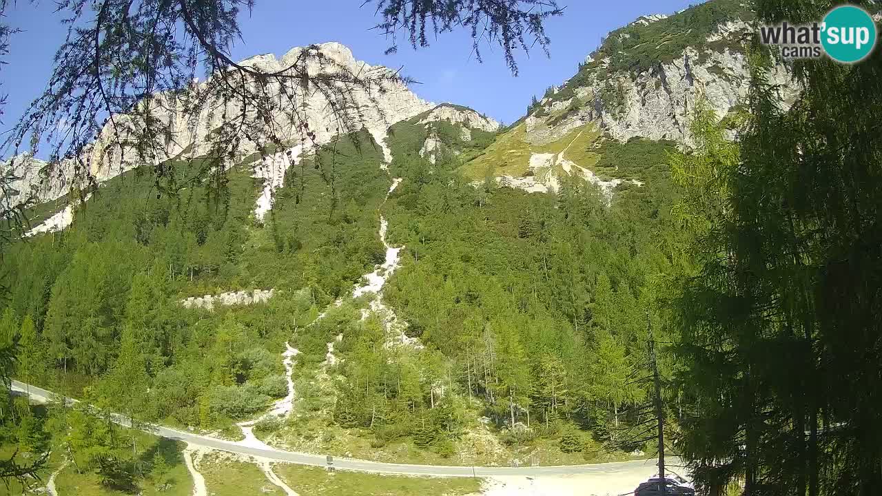 Live webcam Vršič – Baita di montagna Erjavčeva – Slovenia