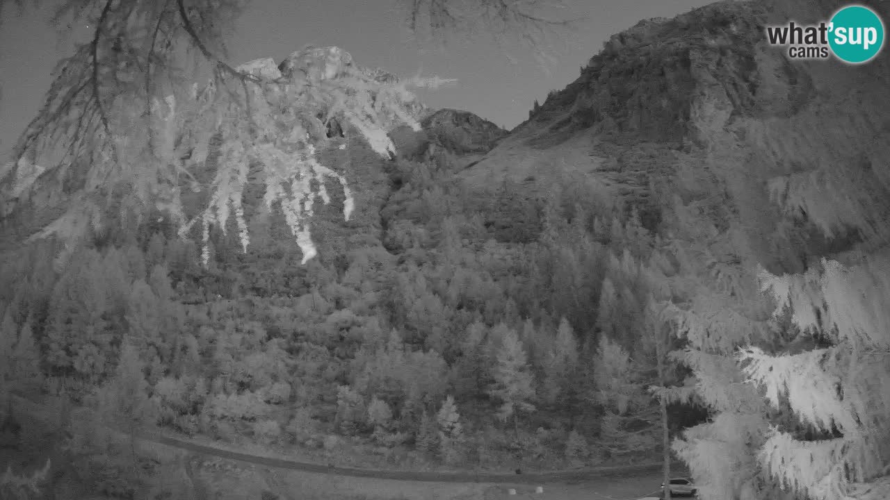 Live webcam Vršič – Baita di montagna Erjavčeva – Slovenia