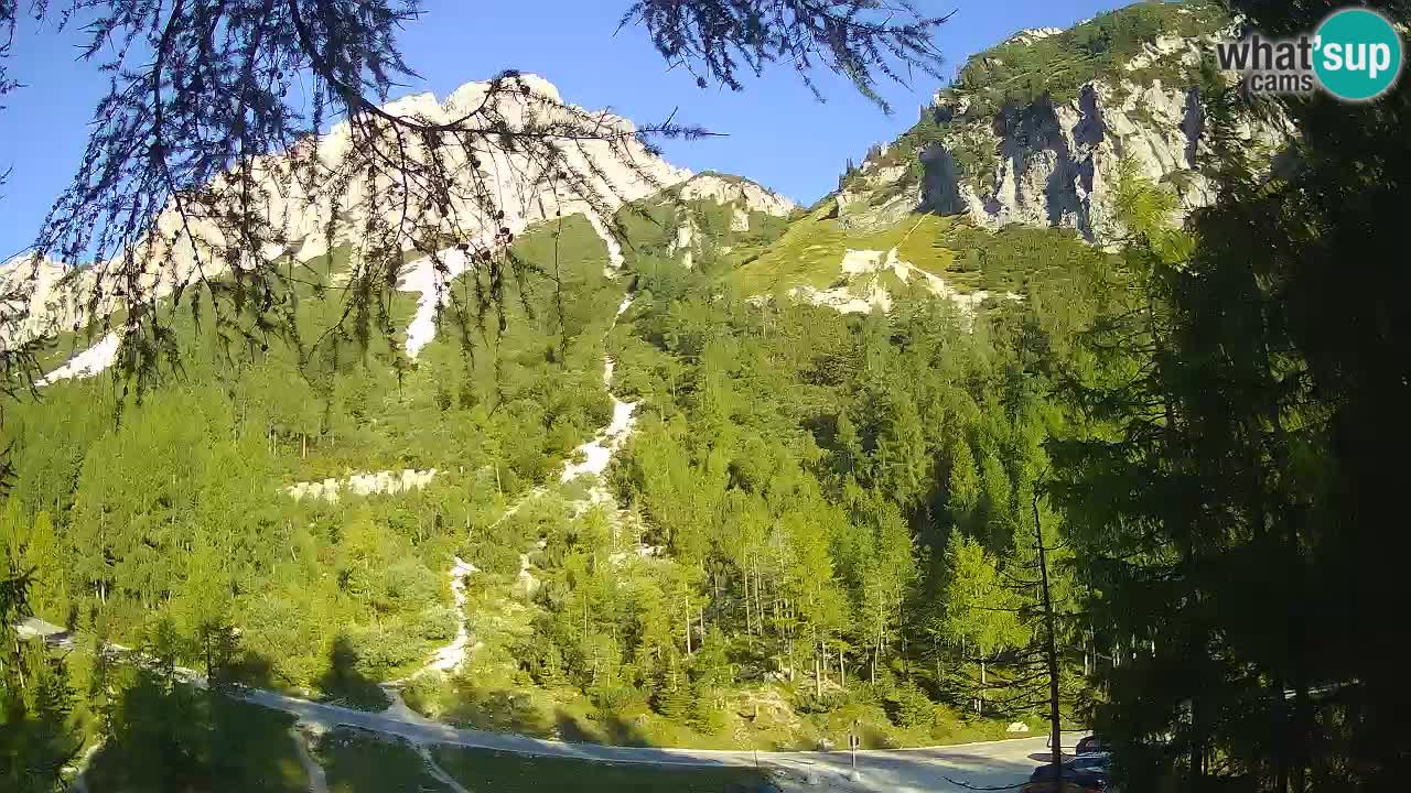 Live webcam Vršič – Baita di montagna Erjavčeva – Slovenia