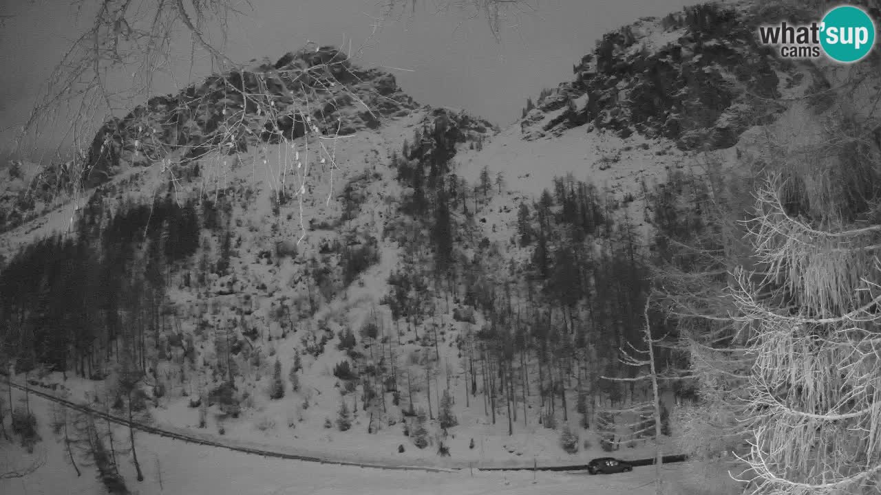 Live webcam Vršič – Baita di montagna Erjavčeva – Slovenia