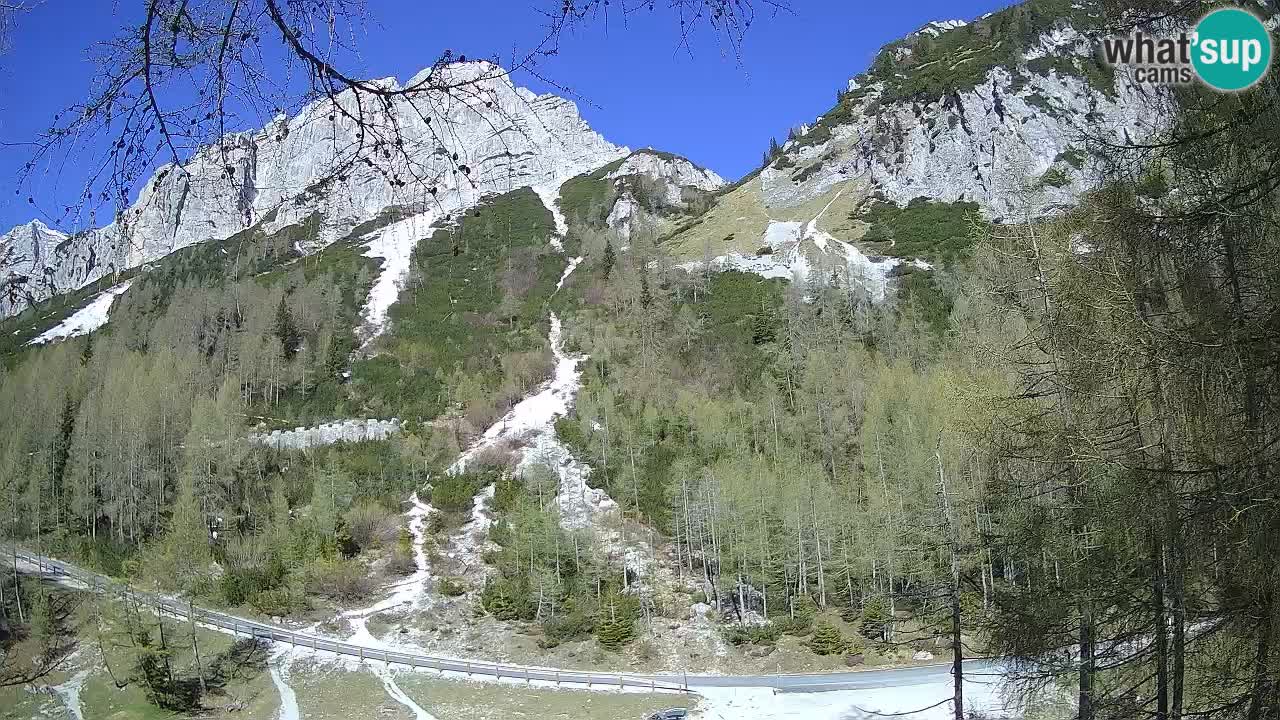 Live webcam Vršič – Baita di montagna Erjavčeva – Slovenia