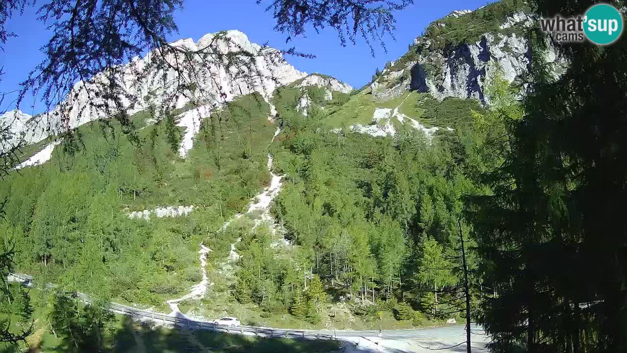 Live webcam Vršič – Baita di montagna Erjavčeva – Slovenia