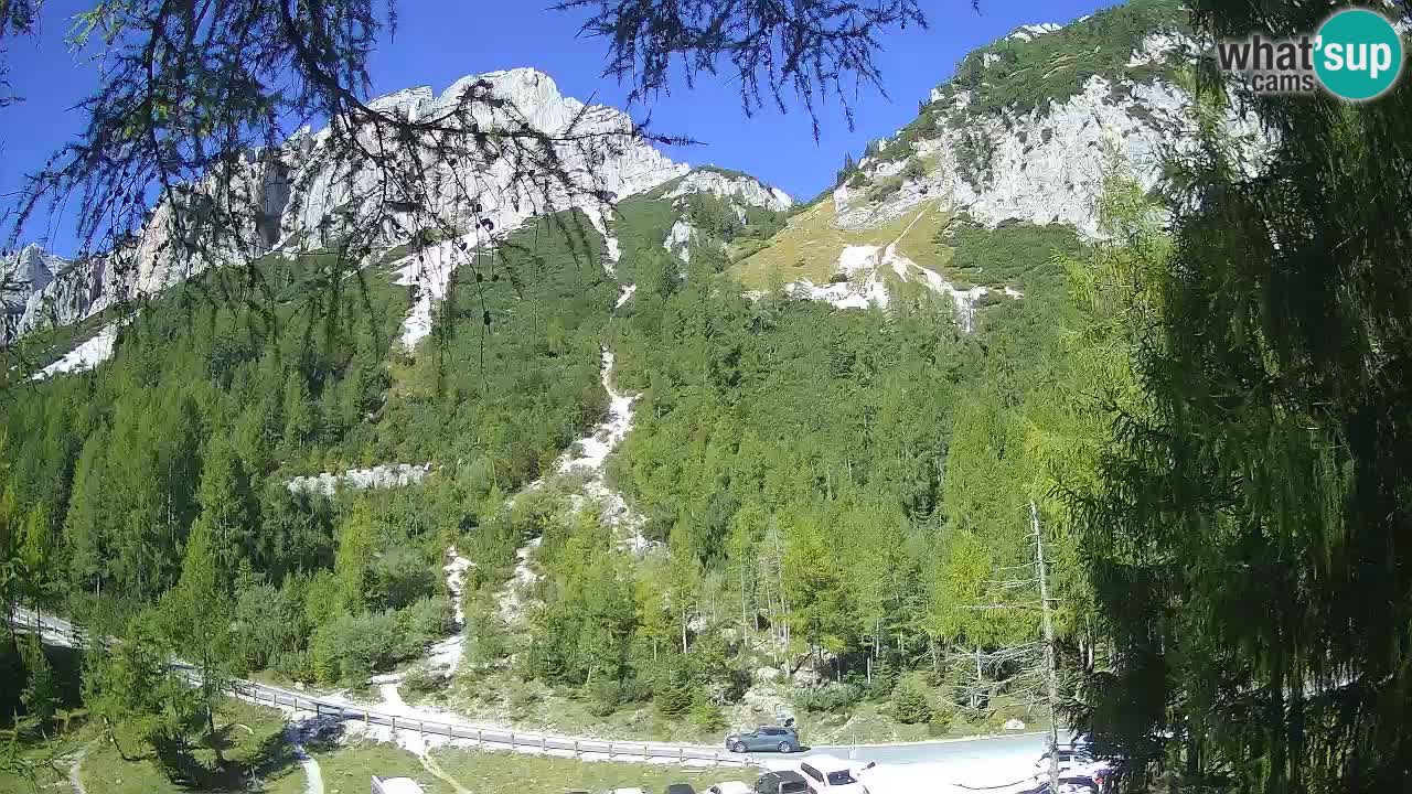 Live webcam Vršič – Baita di montagna Erjavčeva – Slovenia