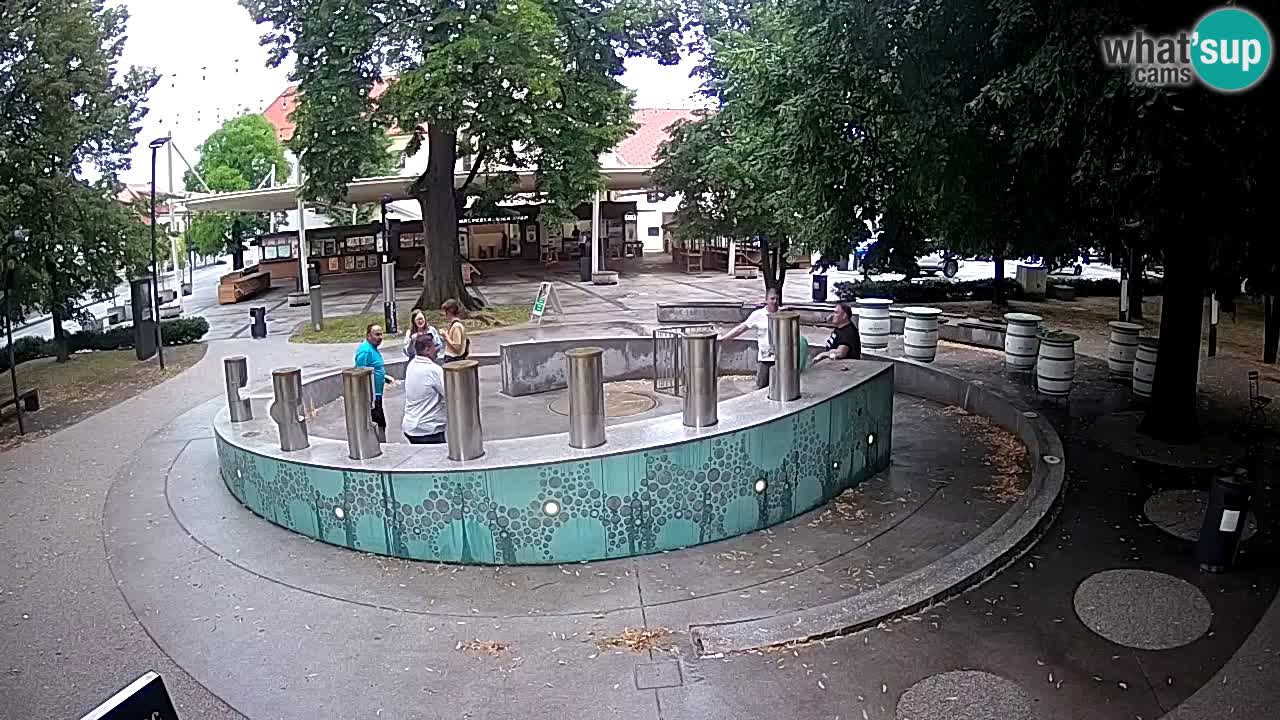 LIVEcam Beer fountain – Green Gold – Žalec – Slovenia