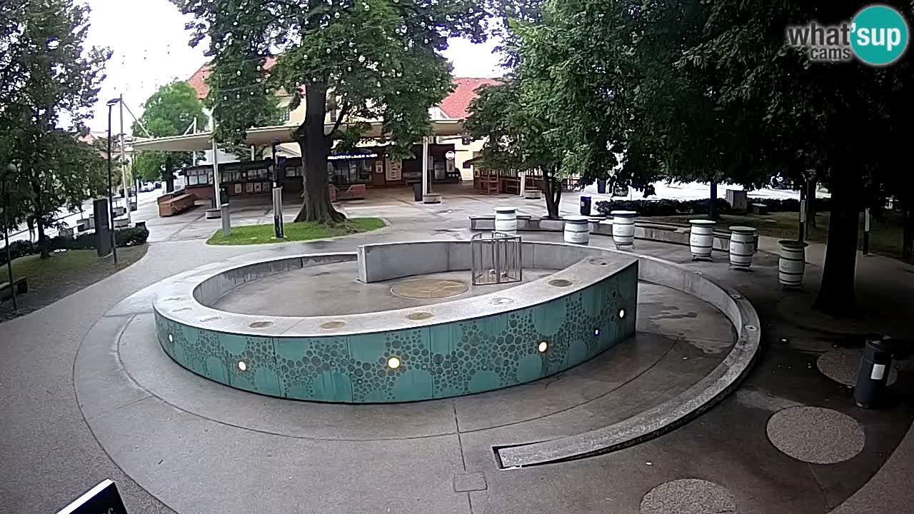 LIVEcam Beer fountain – Green Gold – Žalec – Slovenia