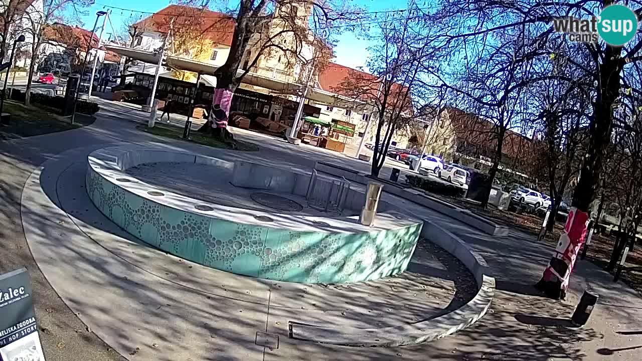 LIVEcam Beer fountain – Green Gold – Žalec – Slovenia