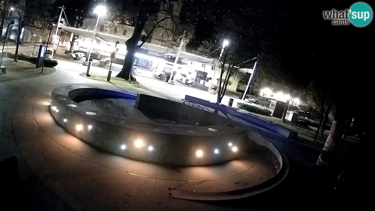 Bier-Springbrunnen Webcam Žalec – Grünen Goldes
