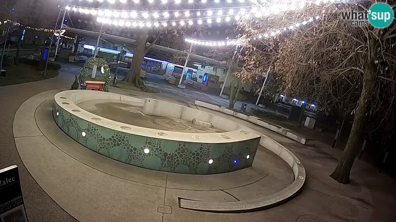 LIVEcam Beer fountain – Green Gold – Žalec – Slovenia